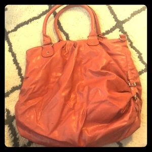 Pink/peach medium sized Hobo bag